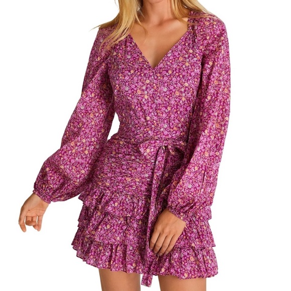 LoveShackFancy Dresses & Skirts - LoveShackFancy Rina Mini Dress in Cherry Wine